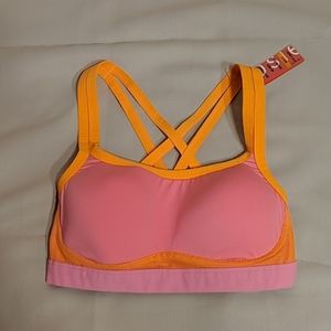 Josie Racerback Strappy Sports Bra NWT